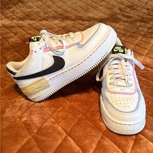 Nike Air Force 1 Shadow (white+black pastel)